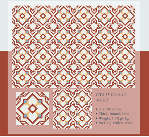 600X600X9MM émaillé porcelaine anti-dérapant antibactérien résistant aux acides isolation thermique sol et mur carreaux d'intérieur traditionnels - Product Image 2