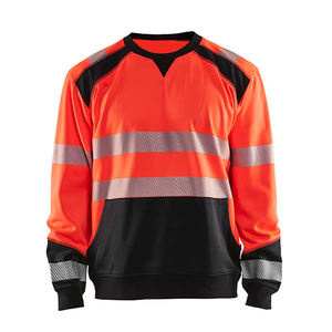 Sweat-shirts de sécurité réfléchissants haute visibilité, vêtements de travail pour hommes, sweat-shirt en polyester personnalisable, logo personnalisé - Product Image 3