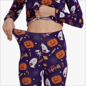 ชุดลำลองผู้หญิง ชุดนอนลายฟักทองฮาโลวีน ชุดนอนผู้หญิง - Product Image 4