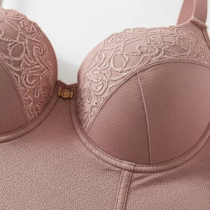 Fajas Moldeadoras con Bordado 3D de Control Firme para Mujer, Malla de Poliéster, Moldean el Cuerpo, Soporte Sin Costuras, Uso Diario, Ropa Interior Reductora - Product Image 3