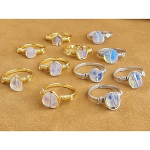 Vintage Wire Wrapped Fashion <b>Rings</b> Gold and Silver Plated Unique Style for Resale - Product Image 1