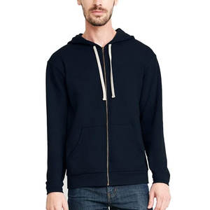 Next Level NL9602-Unisexe Fleece Zip Hood-Noir Next Level Apparel Zipper Hoodies Sweat Jacket Wholesale Bulk Hoodie - Product Image 3