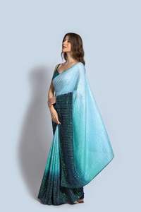 Relancement de notre collection de saris en soie Vichitra, un best-seller de Bollywood, par Fabzone - Product Image 5