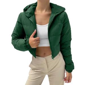 Veste d'hiver à fermeture éclair en gros fabricant de veste légère imperméable doudoune vente chaude veste élégante pour femmes - Product Image 5