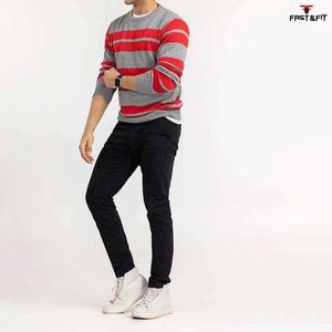Hot Selling New Fashion Crewneck Winter Customized Anti-Wrinkle Quick Dry Breathable Wool Cashmere Long Sleeve <b>Sweater</b> Men - Product Image 4
