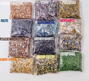 Đầy màu sắc tinh thể tự nhiên sỏi thạch anh chữa bệnh tinh thể đá vật liệu khác nhau pha lê Chip số lượng lớn giảm đá quý - Product Image 3