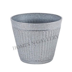 Macetas de cubo de flores de hierro hechas a mano de primera calidad decoración de jardín al aire libre de Metal de alta calidad precio barato para uso doméstico India - Product Image 2