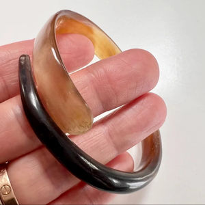 Wholesale Factory Sale Natural Horn Cuff <b>Bracelet</b> Indian Manufacturing <b>Crystal</b> <b>Bracelets</b> & <b>Bangles</b> HF CRAFTS - Product Image 1