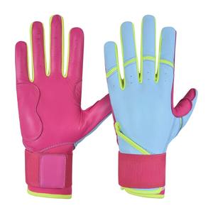 Qualité supérieure Logo personnalisé Gants de frappeur de baseball Hommes Femmes Gants de frappeur de softball à usage intensif - Product Image 1