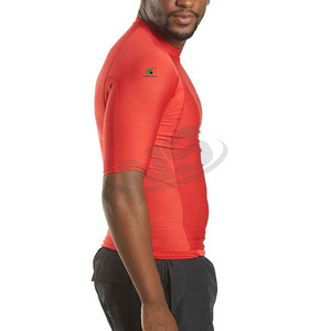 Gran oferta, protector de erupción MMA ligero para hombres con manga corta de secado rápido y diseño personalizado vinculado con ropa de Kimono Jiu Jitsu - Product Image 2