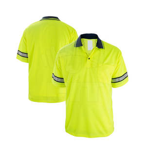 Conçu sur mesure, polo de sécurité en coton et polyester de grande taille, séchage rapide, respirant avec logo imperméable pour l'hiver - Product Image 1