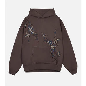 Sweat à capuche brodé pour homme au design élégant, 100 % coton, léger, infroissable, écologique, confortable et respirant, idéal pour l'hiver - Product Image 1