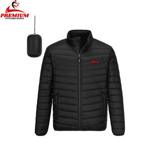 Doudoune d'hiver matelassée décontractée pour homme unisexe avec fermeture à glissière Service OEM disponible - Product Image 1