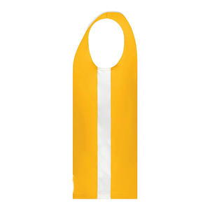 2025 Custom Yellow Basketball Jersey Wholesale Customized Team Wear Casual Style Knitted Weave Plus Size Men's Tank Tops Cheap - Product Image 6