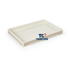 BANDEJA LACQUER hecha a mano hecha a medida en Vietnam con elegancia atemporal de bandejas decorativas de laca de Vietnam tradición - Product Image 1