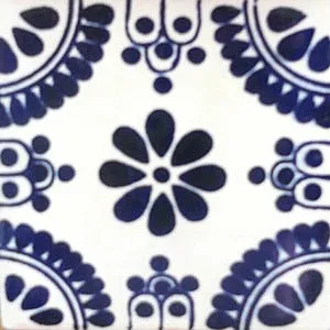C #093 Azulejos de cerámica mexicanos hechos a mano con influencia española Talavera Mosaic Art Producto de piedra sinterizada - Product Image 1