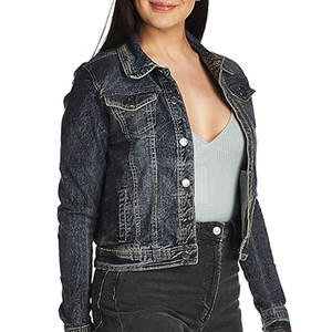 2025 ropa informal de Color sólido para mujer, chaqueta vaquera, ropa de calle, nueva moda, chaqueta vaquera cómoda para mujer - Product Image 5