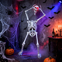 Lumières LED Économes en Énergie, Modèles Animatroniques, Modèle Fantôme, Zombie, Fête d'Halloween, Aménagement de Scène Intérieure Durable