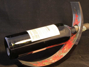 Lacquer Wine Holder Elegant Handcrafted Vietnamese <b>Lacquerware</b> for Luxury Wine Display & Home Decoration - Product Image 2
