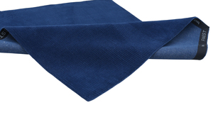 Alfombra de área de lana Handloom de pila mediana ecológica azul sólido moderno para decoración del hogar de dormitorio y sala de estar - Product Image 4