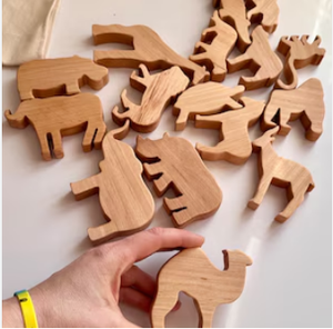JOUET ANIMAL EN BOIS POUR ÉDUCATION POUR ENFANTS CONCEPTIONS CLASSIQUES JOUET MONDE EN BOIS DE JOUETS ANIMAUX EN BOIS - Product Image 6