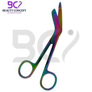 กรรไกรตัดผ้าพันแผลสีรุ้งสำหรับผ่าตัดใช้ในโรงพยาบาล - Product Image 2