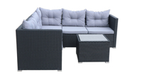 Yüksek kalite ucuz fiyat PE RATTAN hasır açık gafurniture mobilya kanepe köşe seti