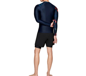 เสื้อแรชการ์ดแขนยาวสำหรับผู้ชาย คุณภาพสูง ผลิตที่เมืองเซียลคอต ผ้าสแปนเด็กซ์/ไนลอน ป้องกันรังสียูวี น้ำหนัก 220 กรัม แห้งเร็ว ระบายอากาศได้ดี ปรับแต่งได้ - Product Image 5