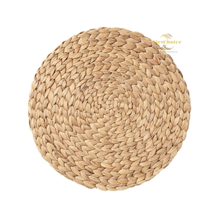 Vente en gros 100% napperon en jacinthe d'eau écologique naturel personnalisable OEM ODM plats et assiettes du Vietnam - Product Image 1