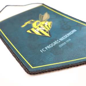Premium Double Sided Crystal Satin Pennant <b>Banner</b> Custom Design with Digital Printing Portable Polyester Flags <b>Banners</b> - Product Image 4