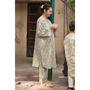 Chemise en crêpe imprimée pour usage quotidien, 1 pièce, SL-62027, décoration brodée - Product Image 6