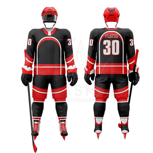 Uniforme de hockey sobre hielo de gran tamaño de buena calidad de ropa informal con conjunto de uniformes sublimados de Pekín personalizados a la venta - Product Image 4
