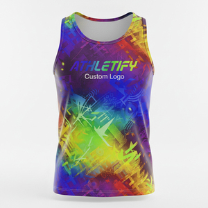 Tank Top Slim Fit Custom Design Casual Wear Breathable Fabric for Maximum Comfort & Flexibility Stylish Men Sublimated Polyester - Product Image 1
