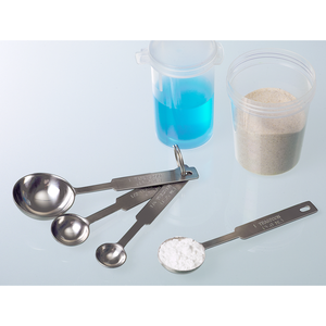 Cuillères doseuses en acier inoxydable (1,25 ml, 2,5 ml, 5 ml, 15 ml) pour liquides alimentaires et chimiques, usage en laboratoire - Burkle GmbH - Product Image 2