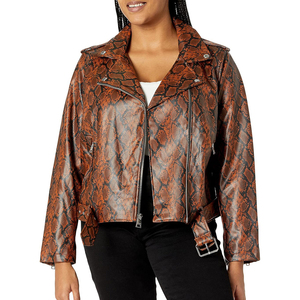 Chaqueta de cuero transpirable de alta calidad para mujer Logotipo personalizable Nueva llegada Lona OEM Precio bajo Sustentabilidad Alta prioridad - Product Image 4