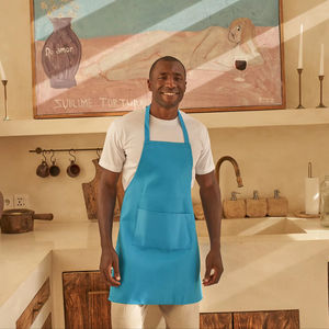 Tablier de cuisine sans manches BEAM 100% polyester, respirant, écologique, en matériau non tissé, poche avant, design simple, résistant à l'humidité - Product Image 5