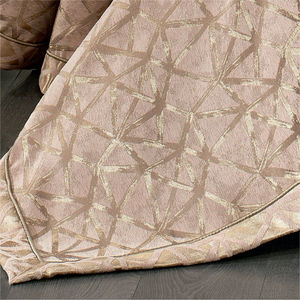 Ensemble de couvre-lit Guzide ELIZ 4 pièces classique en chenille 100% tissée, rayé, teint en fil, lavable, anti-acariens, taille King - Product Image 5