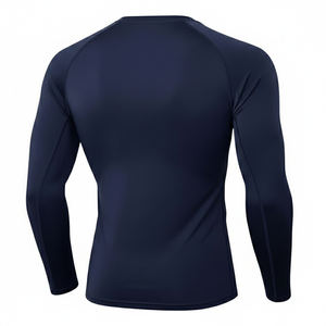 Speemo Sports <b>Men's</b> Compression Short Sleeve Breathable <b>Base</b> <b>Layer</b> Athletic Training Shirt-Stretch Polyester Spandex Skinny Fit - Product Image 2