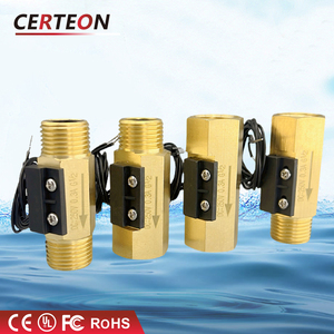 Niedriger Durchfluss Flüssigwasser 1,5–3L/min G3/4 G1/2 offen Messing Magnetfeder Durchflussschalter Sensor - Product Image 1