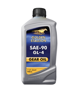 Lubricante Automotriz Golden Stallion SAE-90 GL-4, Aceite para Engranajes Antidesgaste, Paquete de 6, 1 Cuarto de Galón - Product Image 1