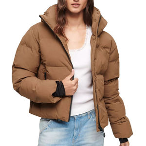 Nouvelle conception Veste coupe-vent zippée Vestes en duvet Logo personnalisé Veste à bulles d'hiver Veste matelassée pour femmes Veste gonflée 2026 - Product Image 4