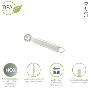 Cucchiaio per Frutta e Verdura in Acciaio Inox 3 x 19 (H) cm. - Product Image 1