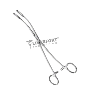 Fórceps de esponja FLETCHER, 9-1/2 "(24,1 cm), instrumentos quirúrgicos ginecológicos curvos - Product Image 1