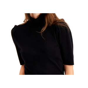 Maglione a Collo Alto Basic da Donna Alfani con Maniche Lunghe, Traspirante, Stile Coreano per Autunno/Inverno, Nero, Taglia S - Product Image 2