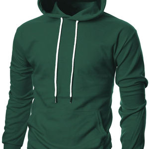 Sudadera Unisex Verde Oscuro de Invierno 100% Algodón XL con Cordones Blancos, Bolsillo Delantero, Puños Acanalados, Impresión Personalizada para Uso Casual y Deportivo - Product Image 2