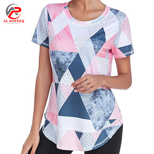 เสื้อยืดแขนสั้นลำลองสำหรับผู้หญิงสไตล์คลาสสิกเสื้อยืด180คอกลมผ้าระบายอากาศได้ดีพิมพ์ซับลิเมชันตามสั่งฤดูร้อน - Product Image 1