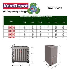 เครื่องปรับอากาศแบบประหยัดพลังงาน HVAC รุ่น MXXDE-004 ขนาด 5 ตัน 60000 บี - Product Image 2