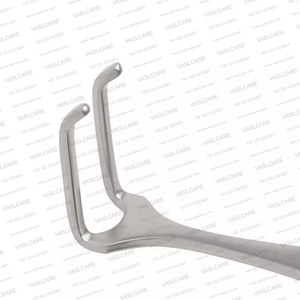 Retractor Czerny de doble punta, hoja sólida de 23mm de ancho x 40mm de profundidad y hoja de 2 puntas de 23mm de ancho x 38mm de profundidad, longitud total de 180mm - Product Image 4
