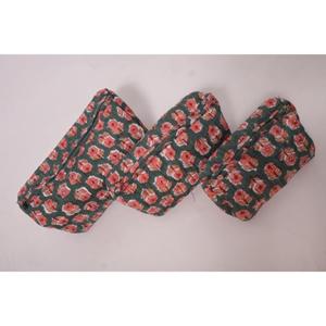 Indian Cotton Durable Portable <b>Large</b> Capacity Waterproof Fashion Printed <b>Makeup</b> Pouch Travel Zipper for Cosmetic <b>Bag</b> - Product Image 5