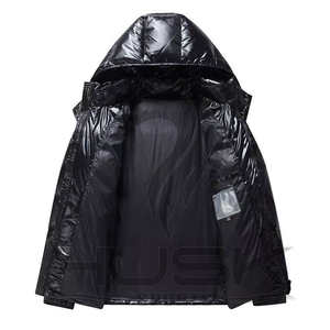 เสื้อแจ็คเก็ตบุขนเป็ดสำหรับผู้ชายสุดหรู คุณภาพสูง กันน้ำ กันลม ผลิตจากโพลีเอสเตอร์ เป็นมิตรต่อสิ่งแวดล้อม ระบายอากาศได้ดี มีฮู้ด - Product Image 6